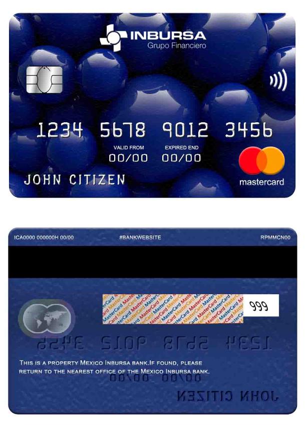 Mexico Inbursa bank mastercard
